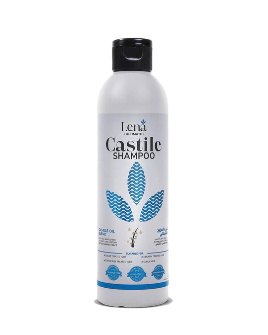 Sulfate-Free Natural Shampoo for Curly & Treated Hair – Lena Ultimate Castile Shampoo (250ml) - Lena Ultimate