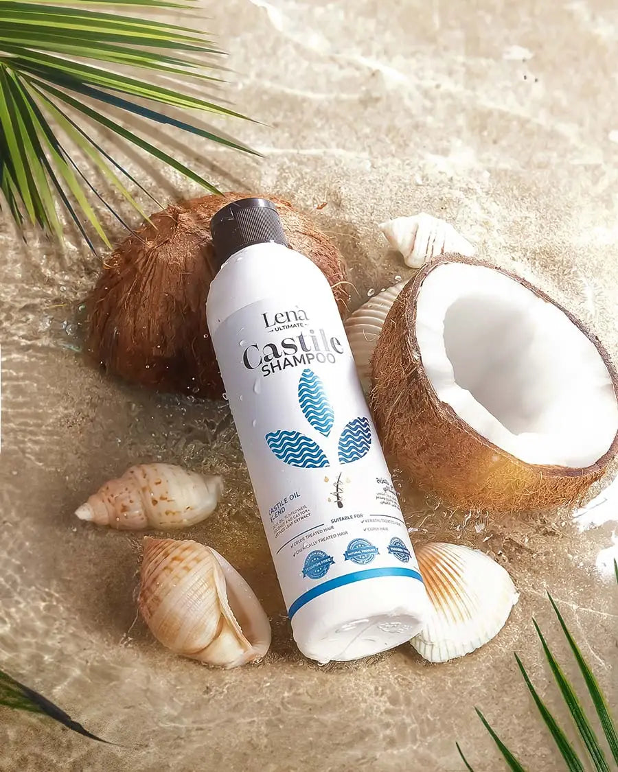 Sulfate-Free Natural Shampoo for Curly & Treated Hair – Lena Ultimate Castile Shampoo (250ml) - Lena Ultimate