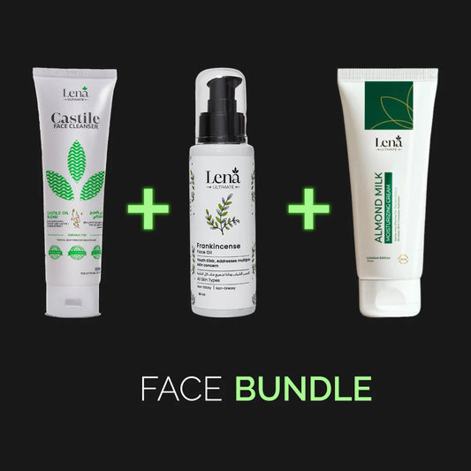 Lena Cleanser Moisturizing Cream Frankincense Oil Bundle