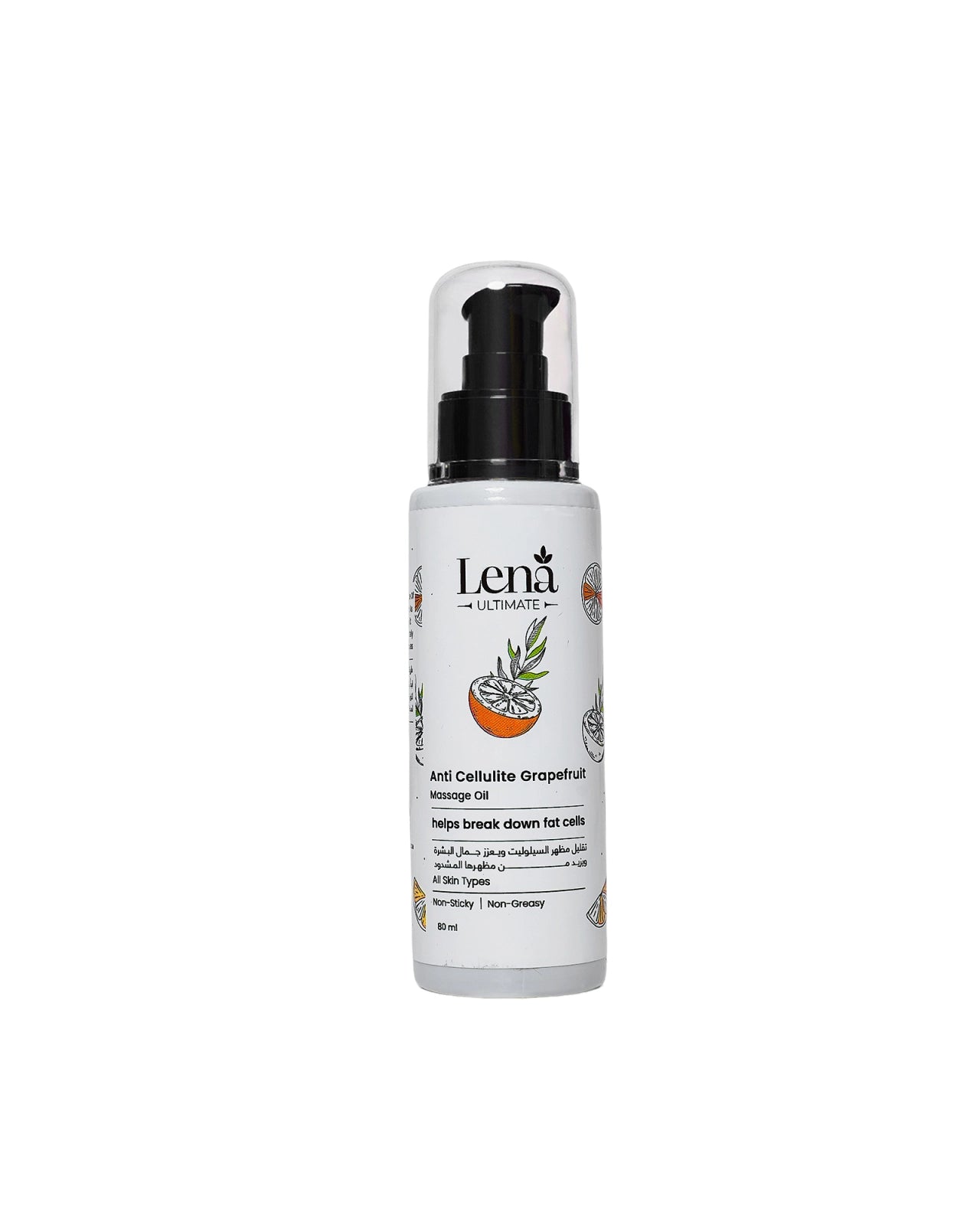 Lena Ultimate Anti Cellulite Grapefruit Massage Oil 80 ml - Lena Ultimate