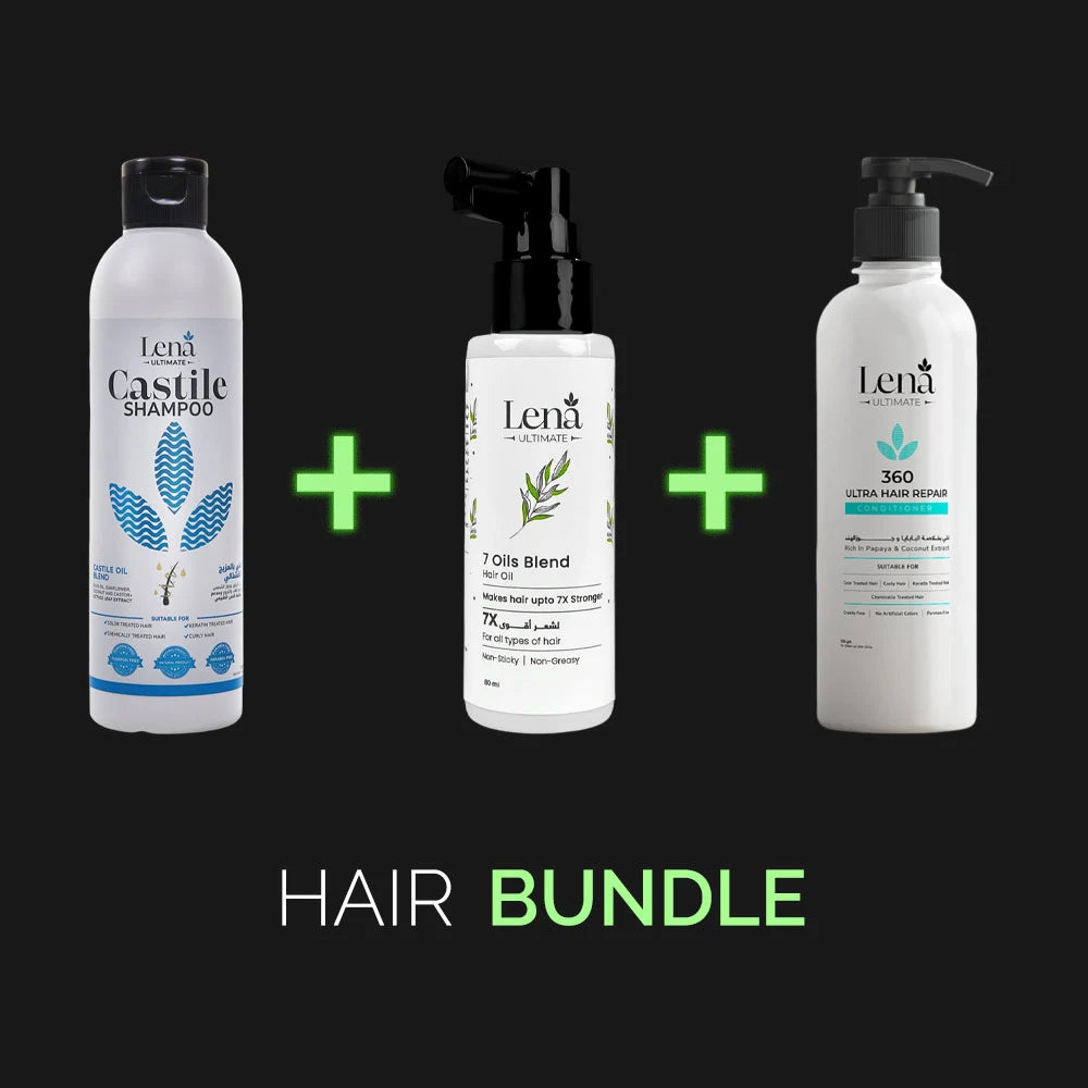 Lena Shampoo Conditioner 7 Oils Blend Bundle