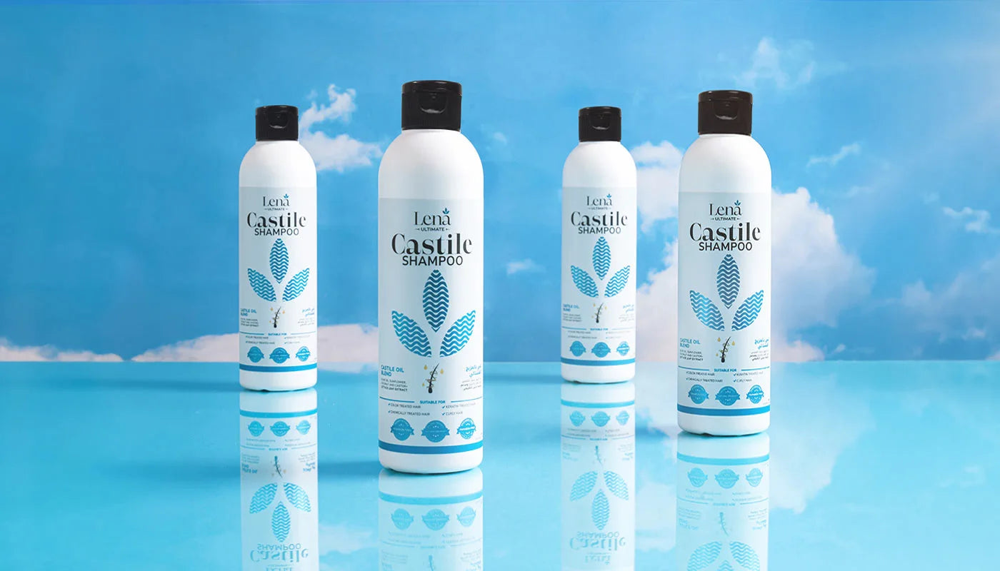 Sulfate-Free Natural Shampoo for Curly & Treated Hair – Lena Ultimate Castile Shampoo (250ml) - Lena Ultimate